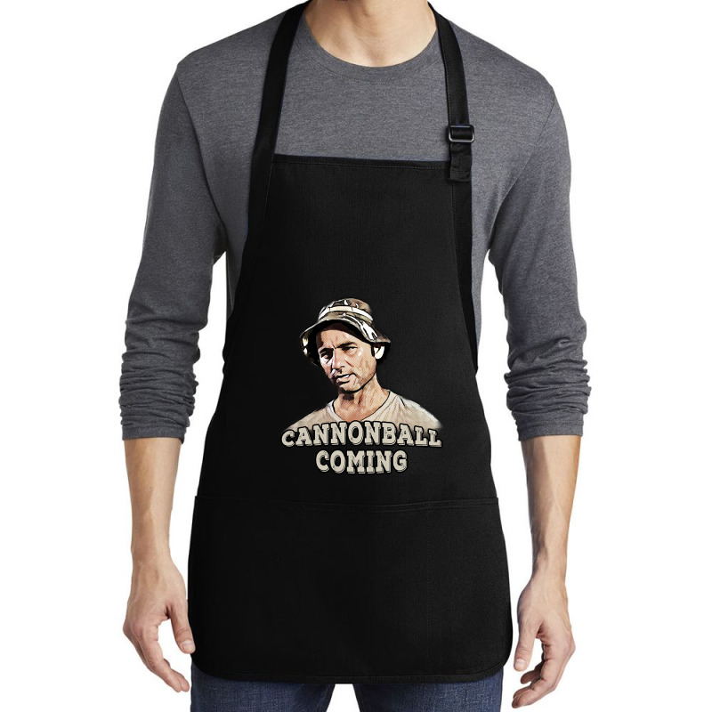 Cannon Ball Coming Medium-length Apron | Artistshot