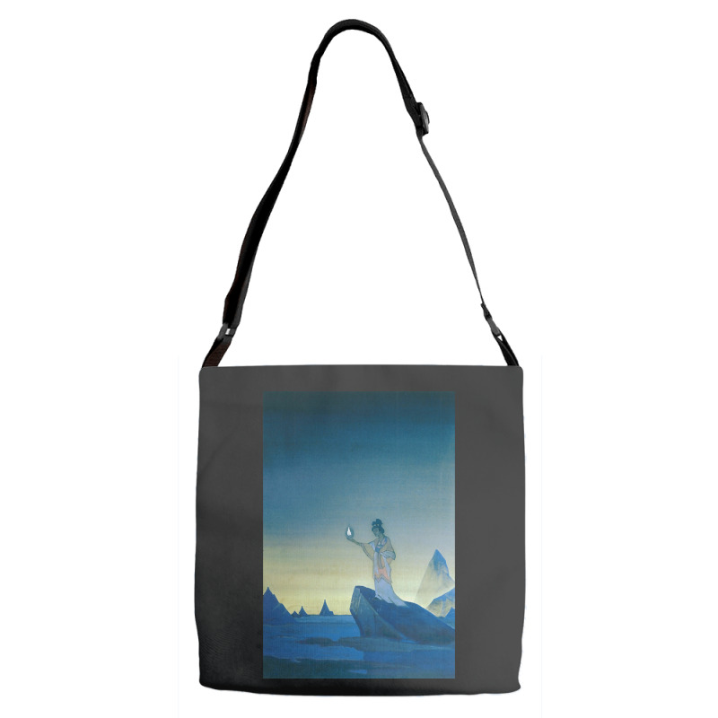 Angi Yoga By Nicholas Roerich Adjustable Strap Totes | Artistshot