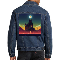 Fantasy Castle Men Denim Jacket | Artistshot