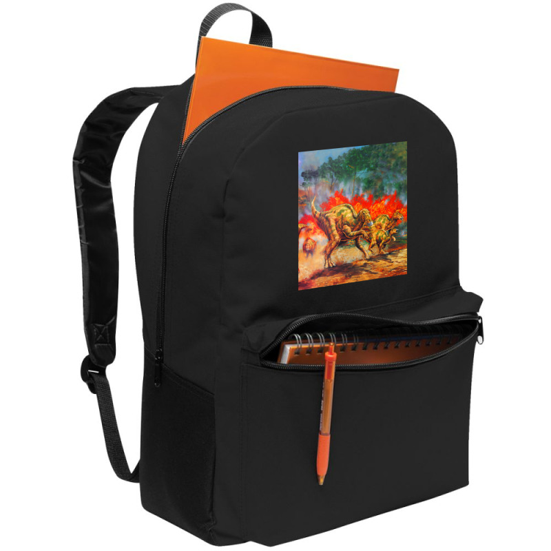 Hadrosaurus Poster 80s Backpack | Artistshot