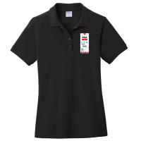 Pisa Boarding Pass Ladies Polo Shirt | Artistshot