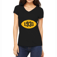 1931 World Champions - Packers (yellow) Women's V-neck T-shirt | Artistshot