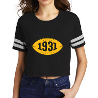 1931 World Champions - Packers (yellow) Scorecard Crop Tee | Artistshot