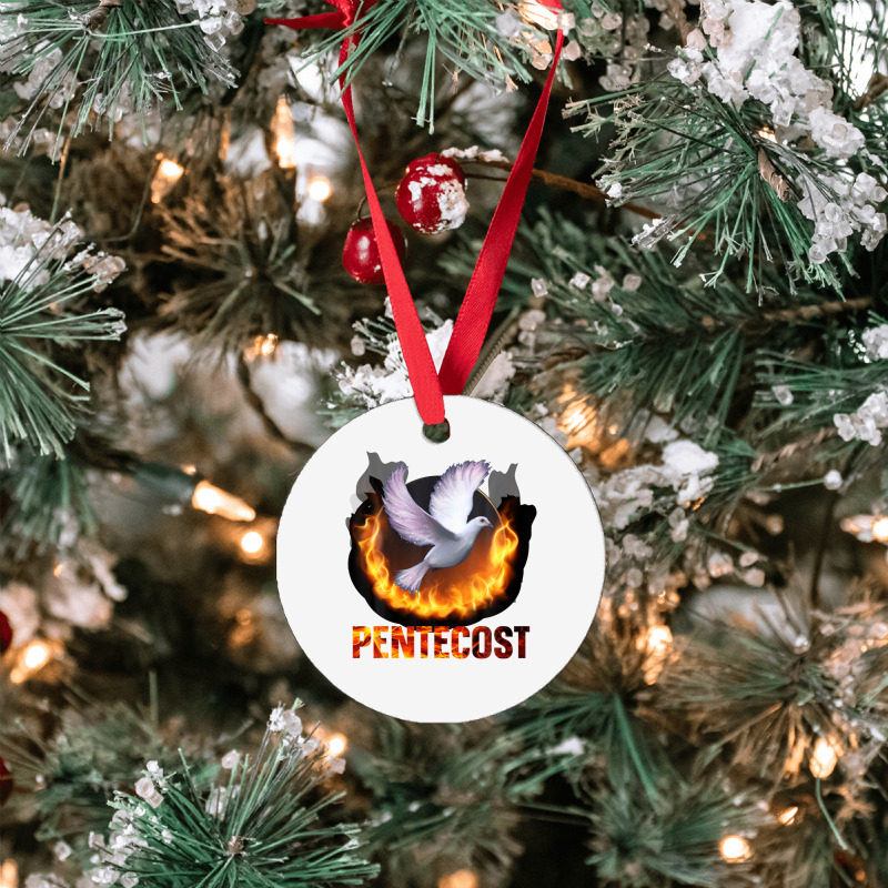 Pentecost Doves Fire Flame Holy Spirit Catholic Ornament | Artistshot