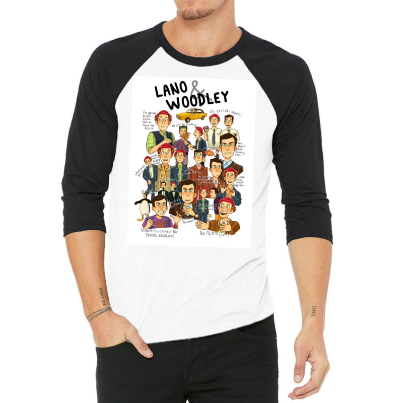 Lano And Woodley Compilation Poster Boy 3/4 Sleeve Shirt | Artistshot