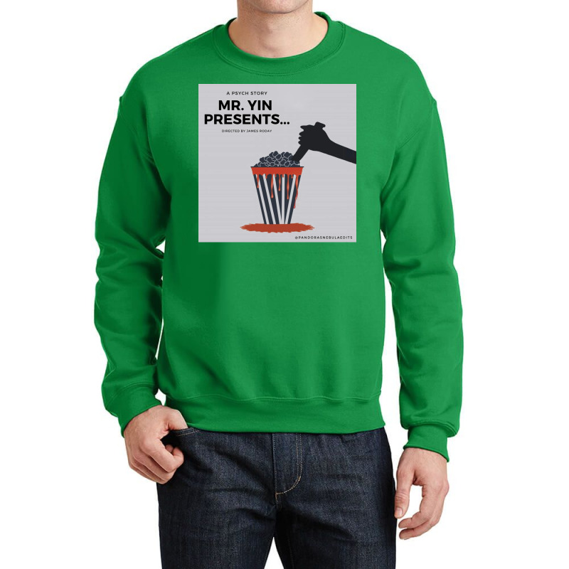 Psych Quotmr Yin Presentsquot Poster Red Crewneck Sweatshirt | Artistshot