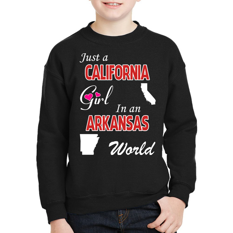 California - Arkansas Youth Sweatshirt by ternacanuda251 | Artistshot