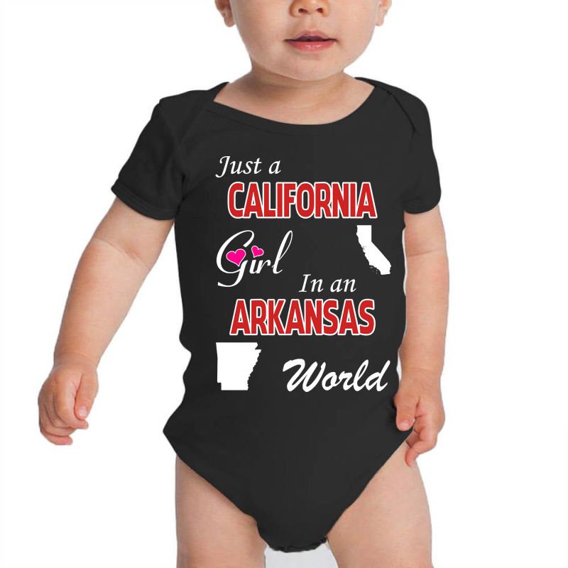 California - Arkansas Baby Bodysuit by ternacanuda251 | Artistshot