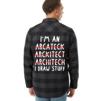 Funny Architect Art Men Women Future Architecture Pun Lovers T Shirt Flannel Shirt | Artistshot