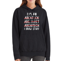 Funny Architect Art Men Women Future Architecture Pun Lovers T Shirt Vintage Hoodie | Artistshot