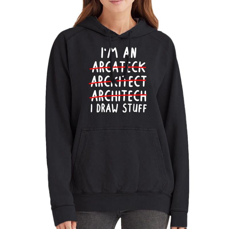 Funny Architect Art Men Women Future Architecture Pun Lovers T Shirt Vintage Hoodie by ardylanda | Artistshot