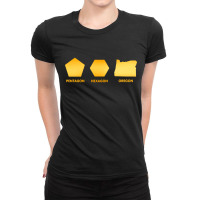 Pentagon Hexagon Oregon Ladies Fitted T-shirt | Artistshot