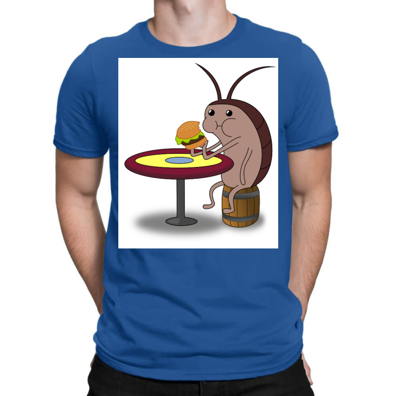 Roach Eating A Krabby Patty Poster Girl T-shirt | Artistshot