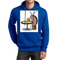 Roach Eating A Krabby Patty Poster Girl Unisex Hoodie | Artistshot