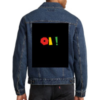 Roy Oi Oi Roy Says Hi Funny Poster Red Music Men Denim Jacket | Artistshot