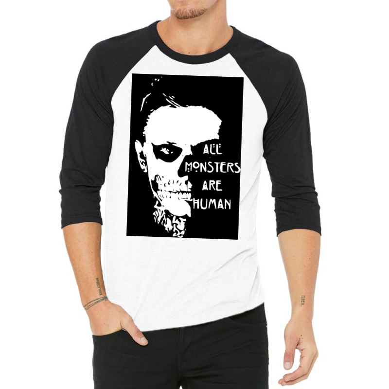 Scary Everposter 70s 3/4 Sleeve Shirt | Artistshot