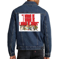 Total Drama Island Poster Vintage Men Denim Jacket | Artistshot