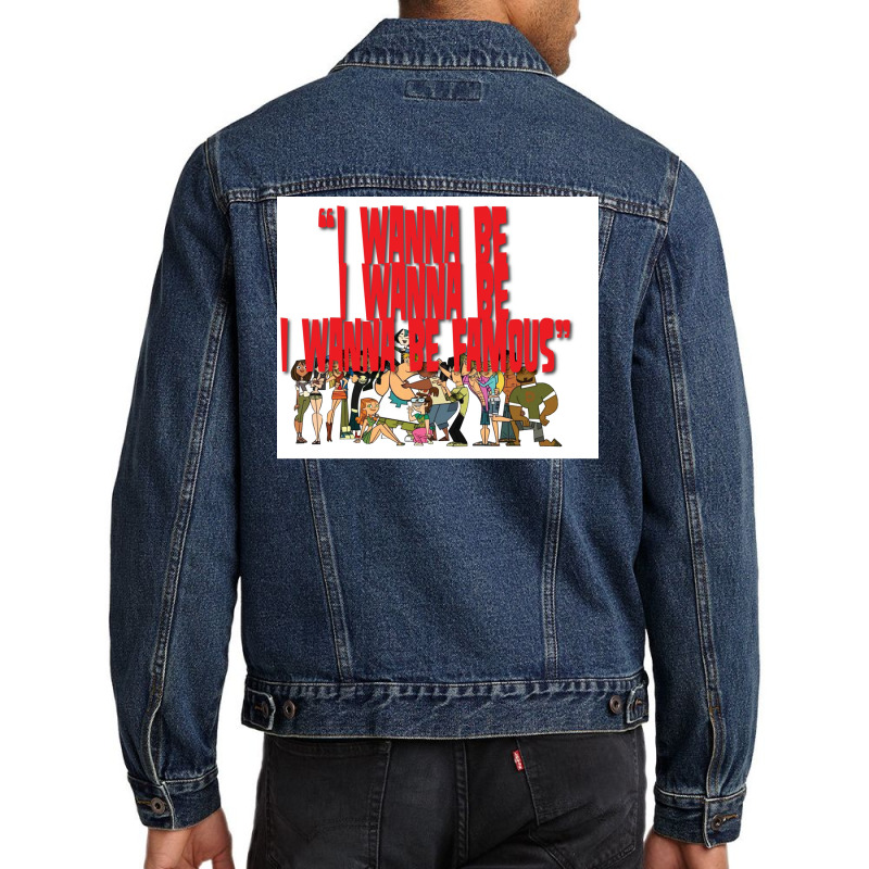 Total Drama Island Poster Vintage Men Denim Jacket by roccionsteeleys | Artistshot