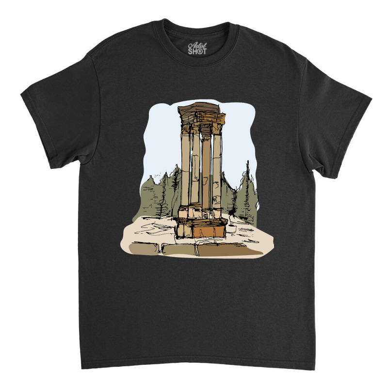 Anjar Tetrastyle, Lebanon Classic T-shirt by reallyfemales1 | Artistshot