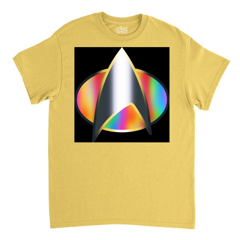 Science Fiction Tv Show Pride Rainbow Badge Insignia Poster Girl Classic T-shirt | Artistshot