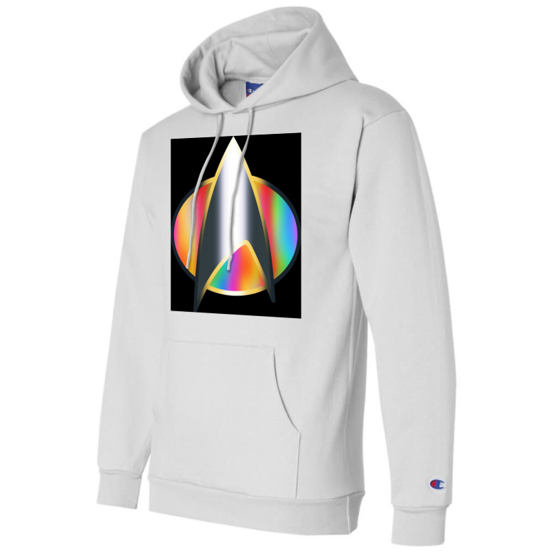 Science Fiction Tv Show Pride Rainbow Badge Insignia Poster Girl Champion Hoodie | Artistshot