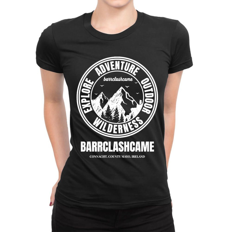 Barrclashcame Mountain, Mountains In Ireland Locations Ladies Fitted T-Shirt by templetracking23 | Artistshot