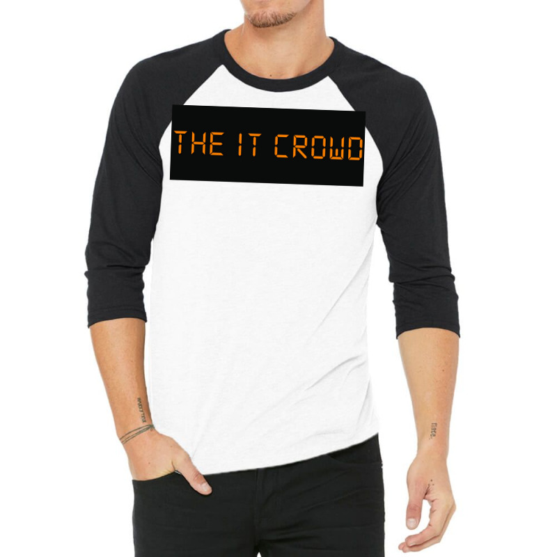 The It Crowd Poster Green 3/4 Sleeve Shirt | Artistshot