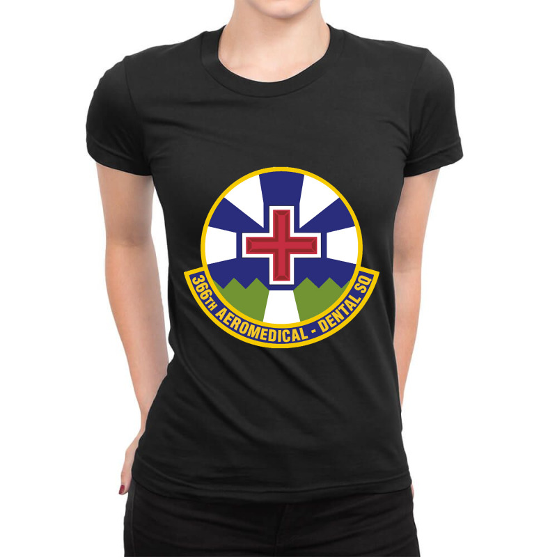 366th Aeromedical Dental Squadron (u.s. Air Force) Ladies Fitted T-Shirt by nourishnormally484 | Artistshot