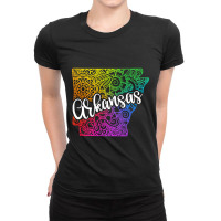 Arkansas-cmxik Ladies Fitted T-shirt | Artistshot