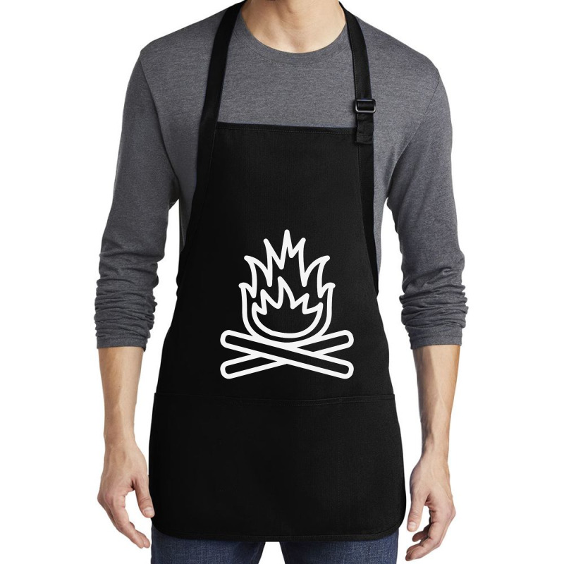 Campfire Medium-length Apron | Artistshot