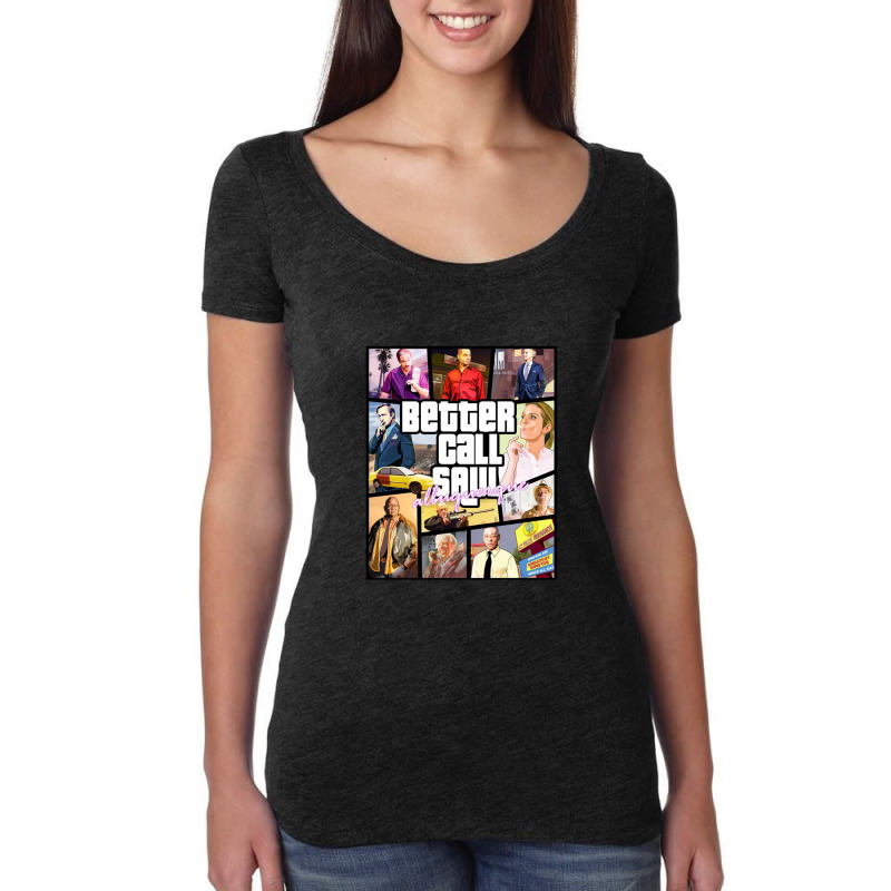 Grand Better Theft Call Auto Saul Women's Triblend Scoop T-shirt by JosePaniagua | Artistshot