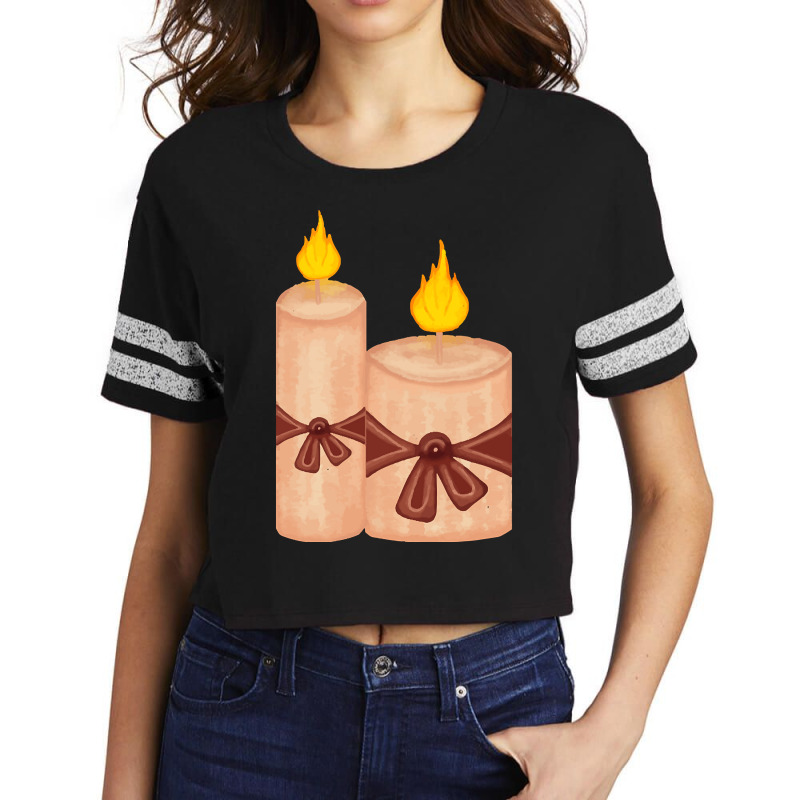 Candle Light Romantic Scorecard Crop Tee by denverhumans58 | Artistshot