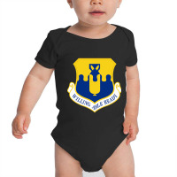 43 Air Mobility Operations Group Amc (u.s. Air Force) Baby Bodysuit | Artistshot