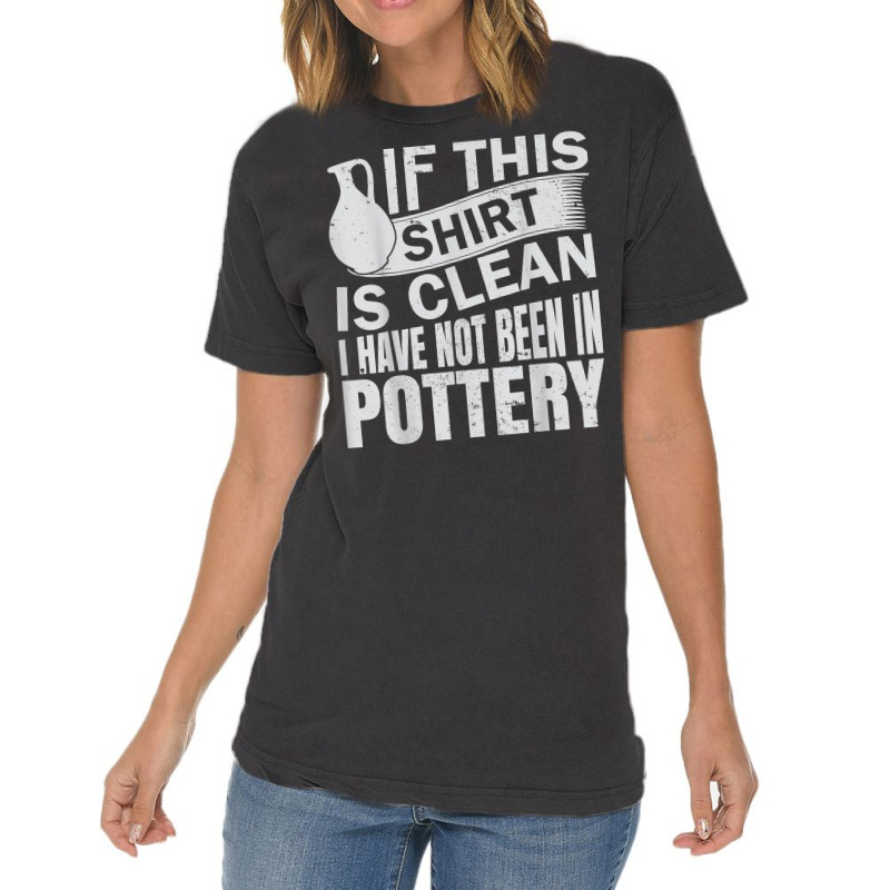 Pottery Funny Ceramic Artist T Shirt Vintage T-shirt | Artistshot