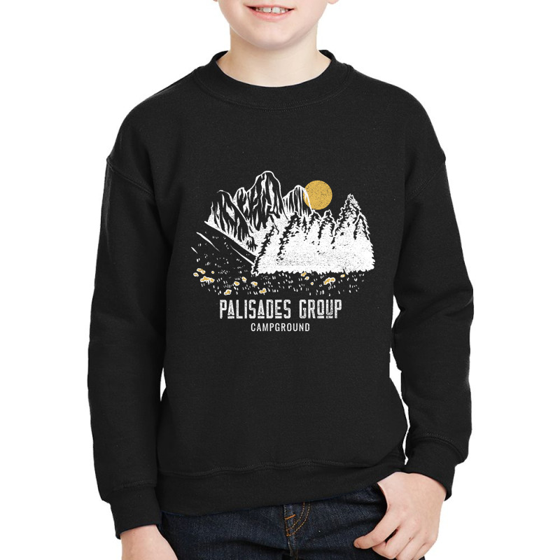 Palisades Group Campground Shirt Youth Sweatshirt by yammerbetween10 | Artistshot