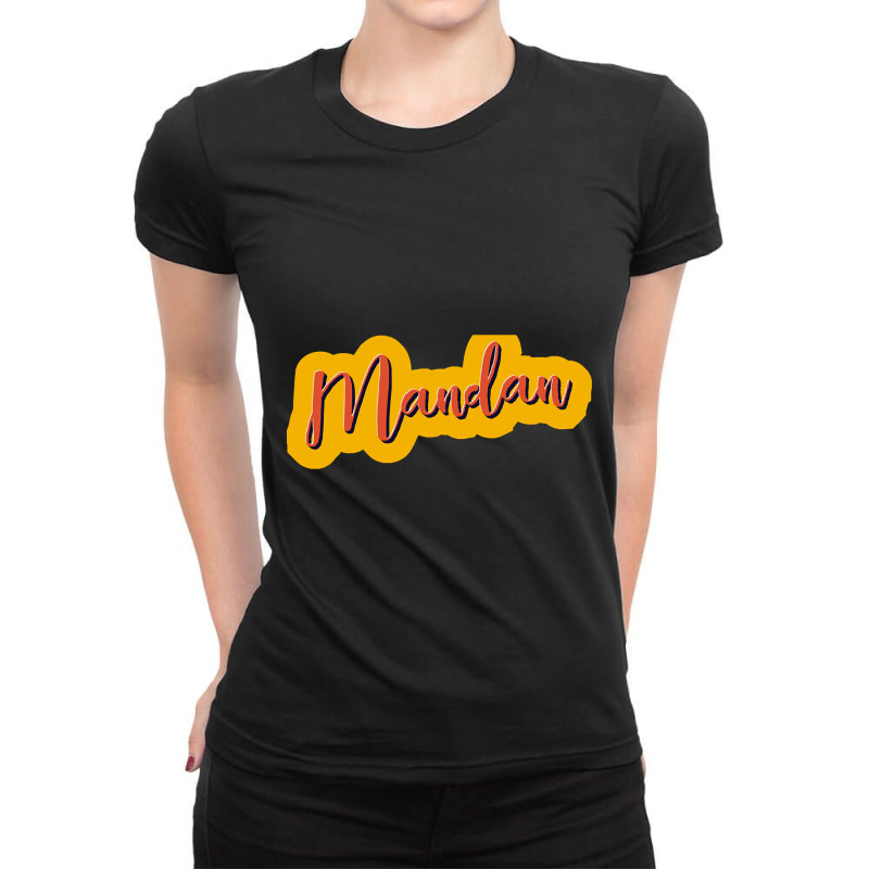 City Of Mandan-hizfm Ladies Fitted T-Shirt by mysofiazo | Artistshot