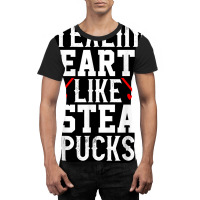 Stealing Hearts Like I Steal Pucks San Valentine T Shirt Graphic T-shirt | Artistshot