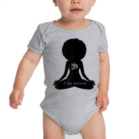 Womens I Am Infinite Black Girl Wellness Om Meditation Yoga T Shirt Baby Bodysuit | Artistshot