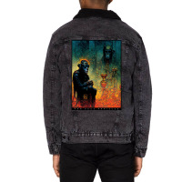 Pan Deus Paniscus Unisex Sherpa-lined Denim Jacket | Artistshot