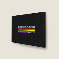 Burlington Iowa Pride Shirt Burlington Lgbt Gift Lgbtq Supporter Tee P Landscape Canvas Print | Artistshot