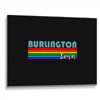 Burlington Iowa Pride Shirt Burlington Lgbt Gift Lgbtq Supporter Tee P Metal Print Horizontal | Artistshot