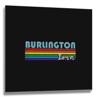 Burlington Iowa Pride Shirt Burlington Lgbt Gift Lgbtq Supporter Tee P Metal Print Square | Artistshot