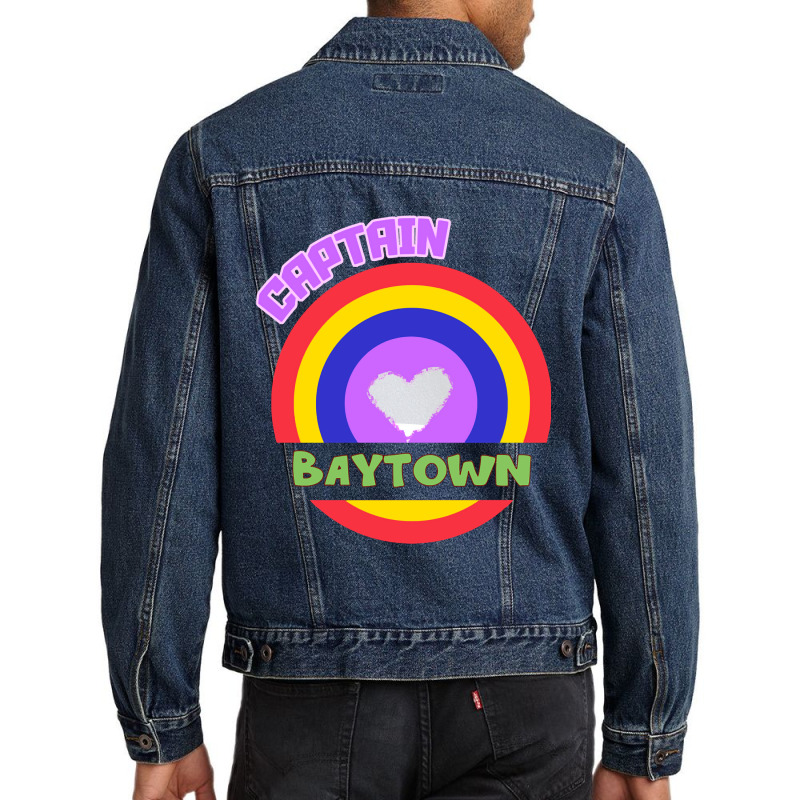 Captain Of Baytown Men Denim Jacket by denverhumans58 | Artistshot