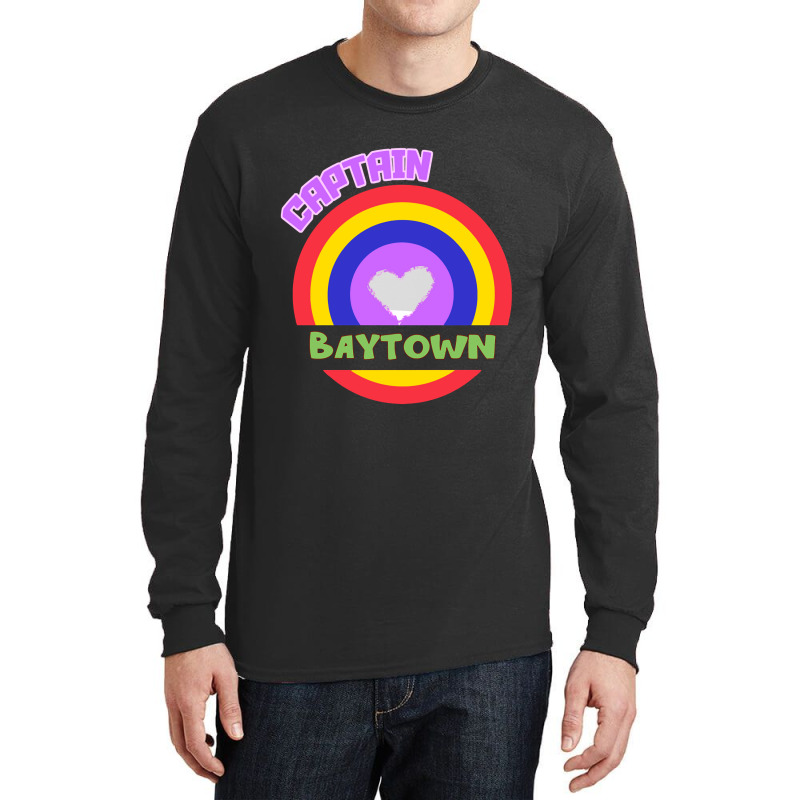 Captain Of Baytown Long Sleeve Shirts by denverhumans58 | Artistshot