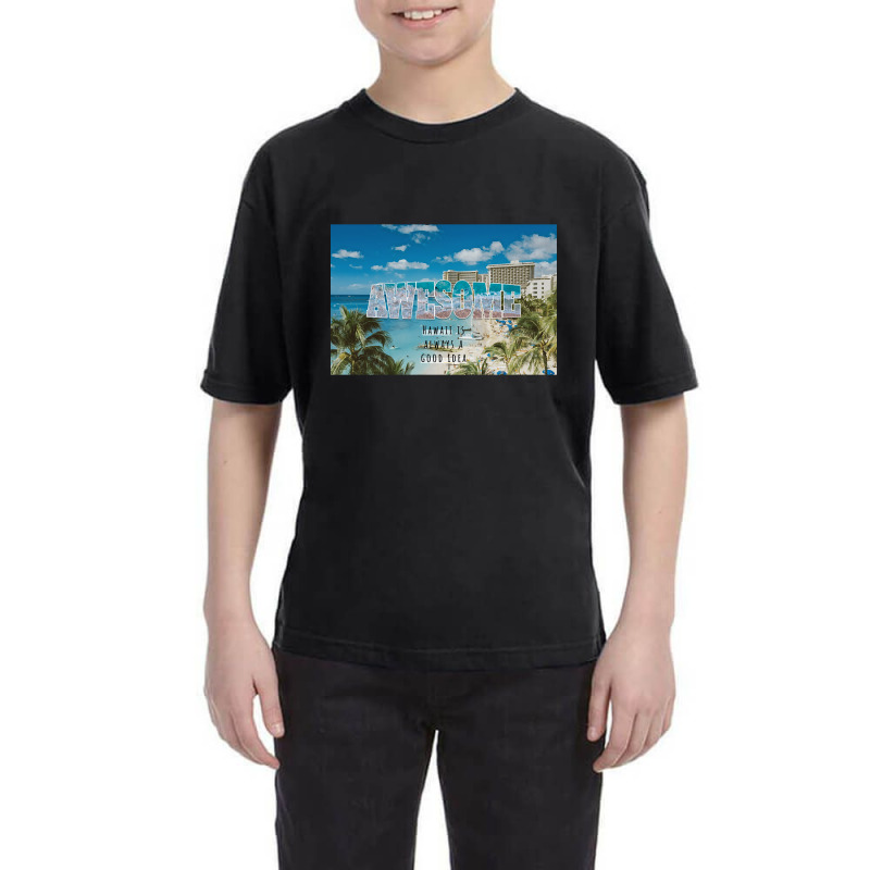 Awesome Hawaii Youth Tee by fumbledeafness270 | Artistshot