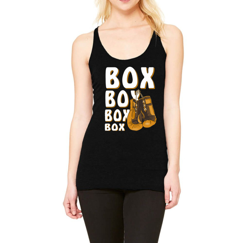 Boxing Gloves Box Racerback Tank by cryingdappled109 | Artistshot