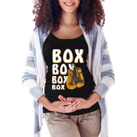 Boxing Gloves Box Maternity Scoop Neck T-shirt | Artistshot