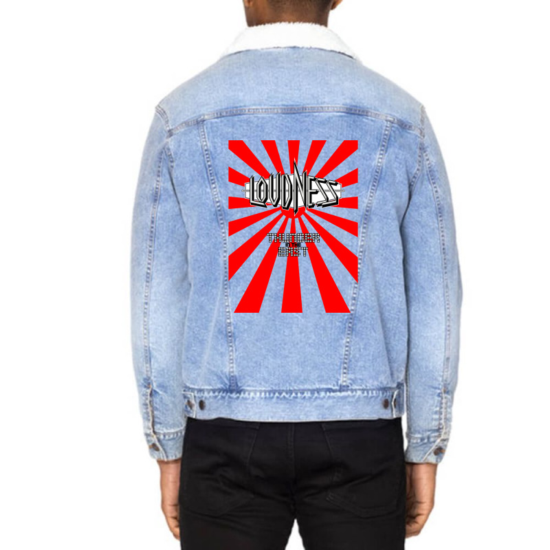 Loudness Thunder In The East Unisex Sherpa-Lined Denim Jacket by BarryGreen | Artistshot