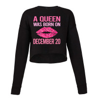 Pink Lips - Birthday December 20 20th Cropped Sweater | Artistshot