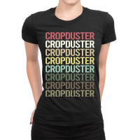 Colorful Text Crop Duster Ladies Fitted T-shirt | Artistshot